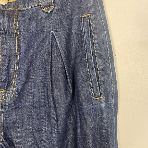 JOIE  Primrose Straight Leg Denim Pant trouser pleated JEANS SZ 30 - Picture 6 of 9